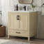 Ensemble de meuble-lavabo simple autoportant 30 po avec plateau en composite Adria-744422450