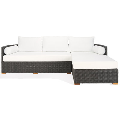 Maddie 100" Acacia Patio Sectional Set