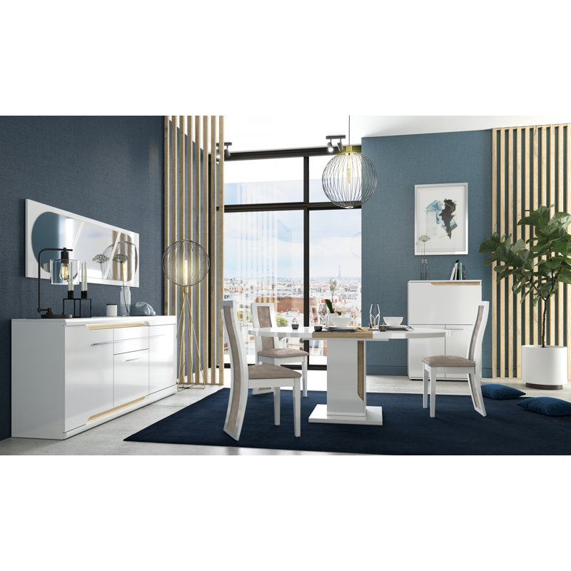 Boxholm Extendable Round Dining Table