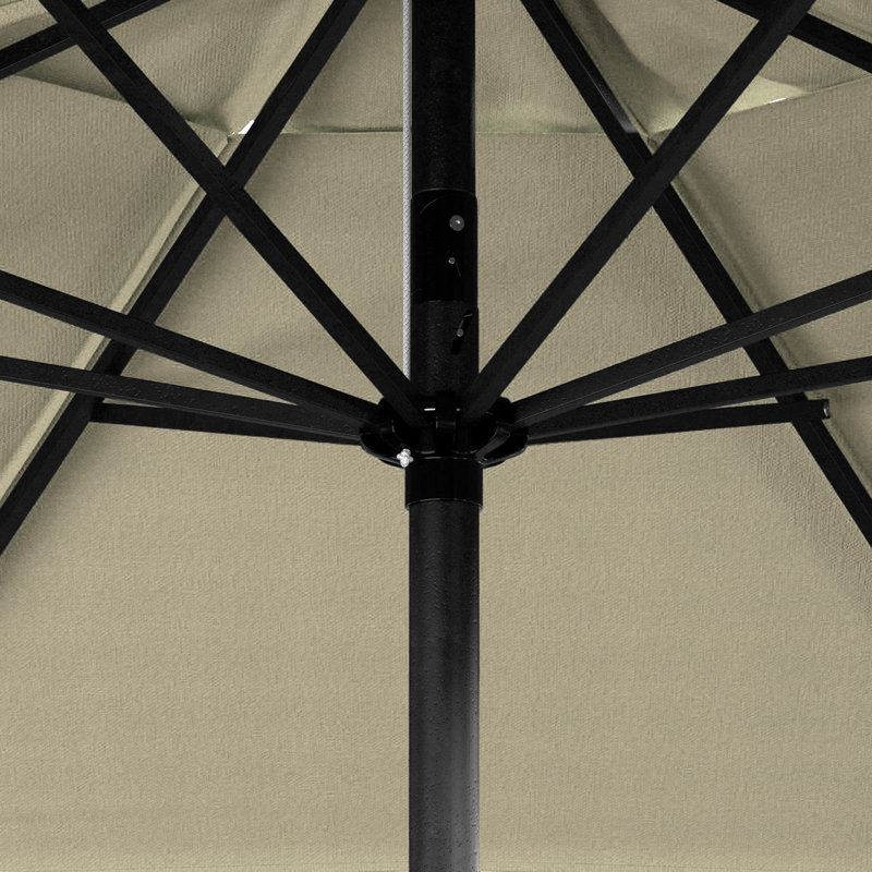 Parasol de marché avec manivelle 86,3 po Marilee, Crème