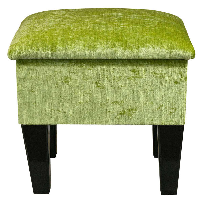 Solid + Manufactured Wood Accent Stool