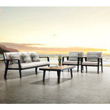 Emoti Outdoor 4 - Piece Teak Conversation Set