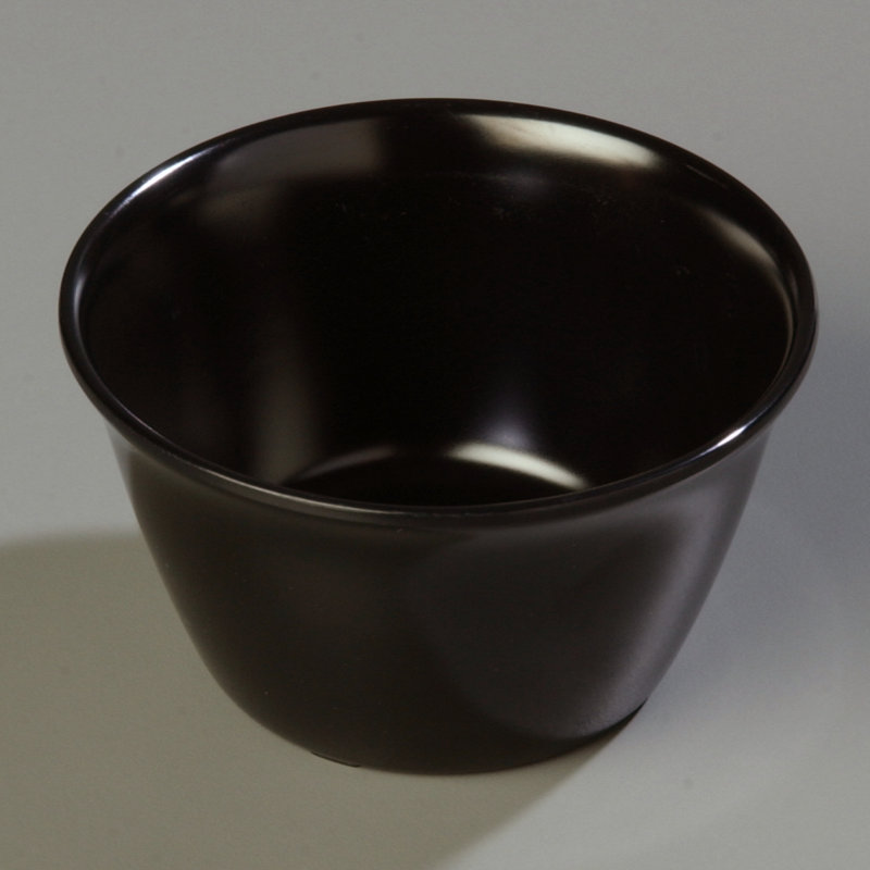 Sankar 7.5 oz. Melamine Bouillon Cup, Black