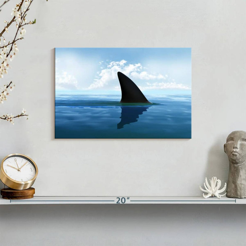 Crowle Shark Fin, 8" H x 12" W