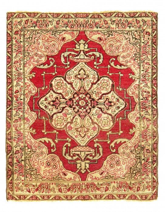 Amous One-of-a-Kind Rectangle 1'11'' X 1'7'' Hand Knotted Area Rug