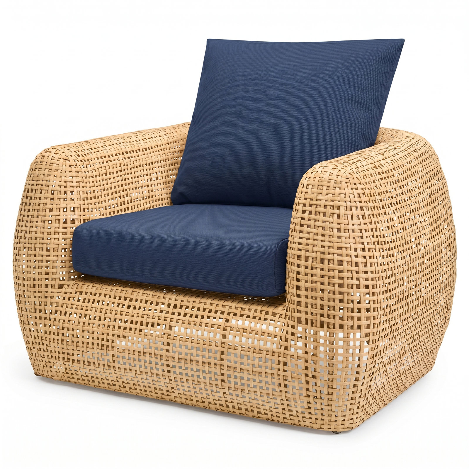 Sydney Sunbrella® Patio Lounge Chair, Canvas Navy