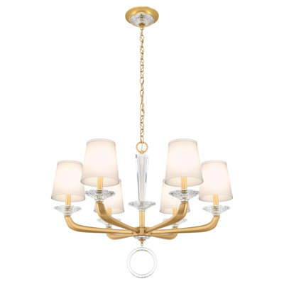 Emilea 6 - Light Glass Chandelier