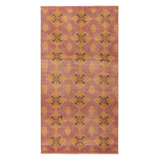 Wool Floral Area Rug in Pink/Orange