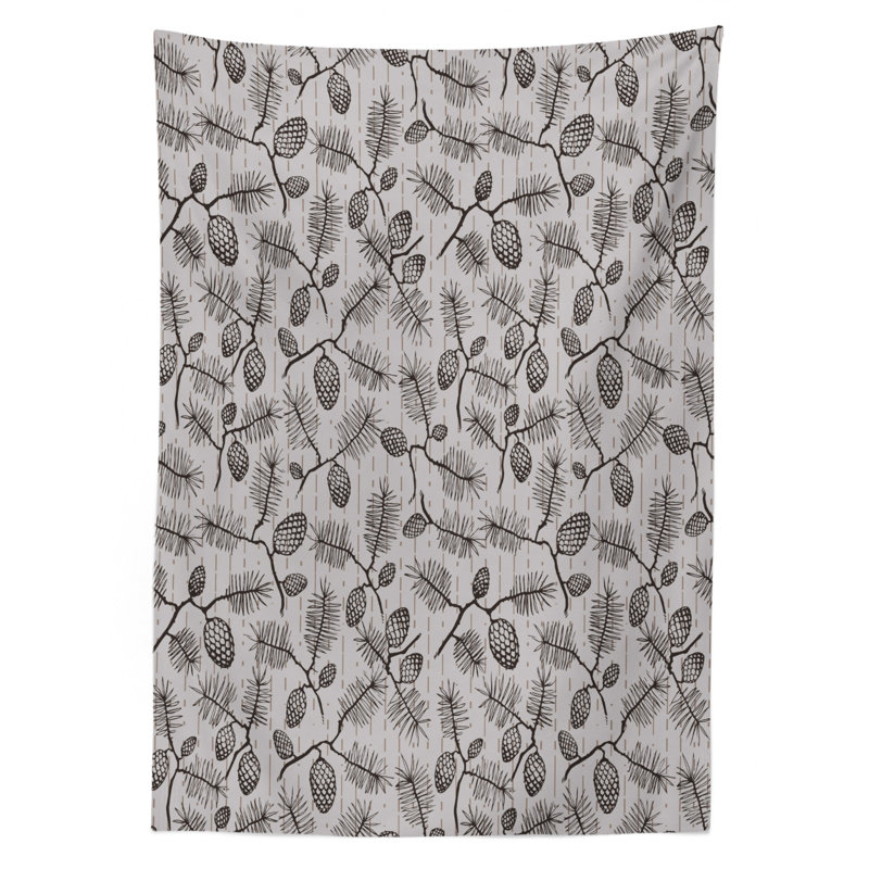 Pine Cone Tablecloth, 70" x 52"