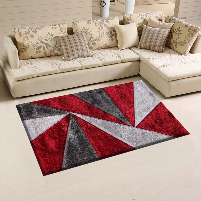Stylish Shaggy Area Rugs Hallway Runner Living Room Bedroom Carpet Mats, Rectangle 160 x 230 cm