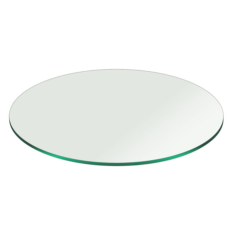 Boerner Glass Table Top, 0.38" H x 18" W x 18" D