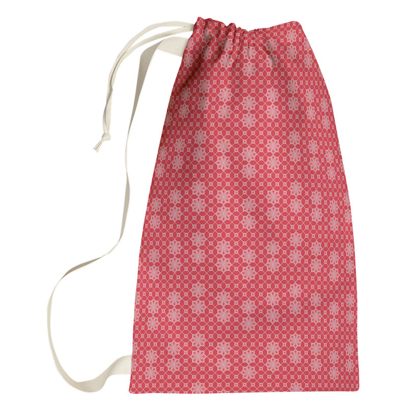 Sac à linge en treillis, Petit (H 64 po x l 20 po x P 1,5 po), Rouge
