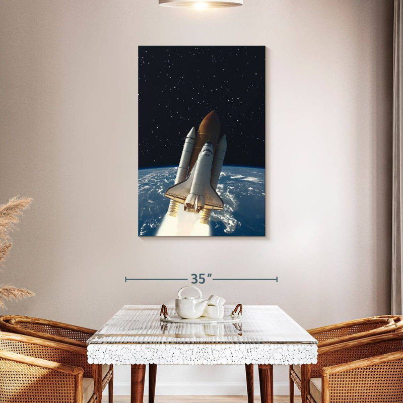 Oberle Rocket To Space, 45" H x 30" W