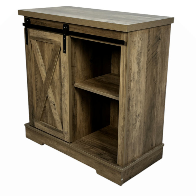 Buffet avec armoire de rangement et bar style campagnard