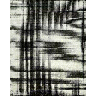 Damier Wool Checkered Area Rug