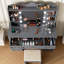 Dressing Table with 3-Color Lighting Mirror, Outlets, Stool, Storage Drawers and Cabinet-2104210244