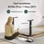 Bureau debout réglable en L 75 po-984395926-990515103