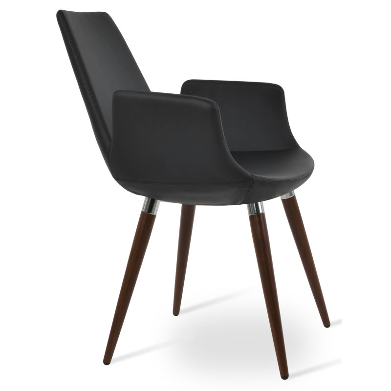 Chaise Eiffel, Noir, Noyer