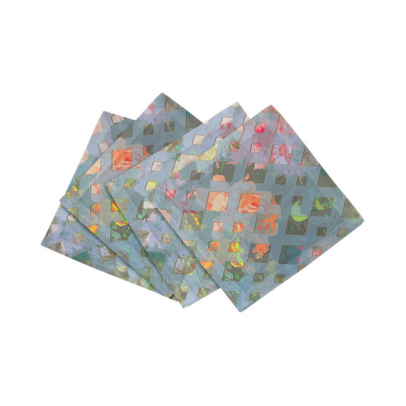 Serviettes de table en satin de coton Defosse, Perlbau
