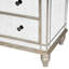 Commode d'appoint à miroir 3 tiroirs Daneli