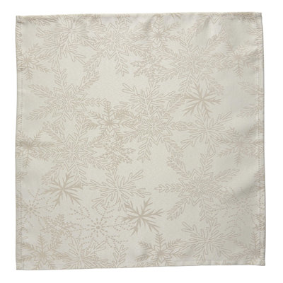 Yvaine Polyester Snowflake Square Napkin