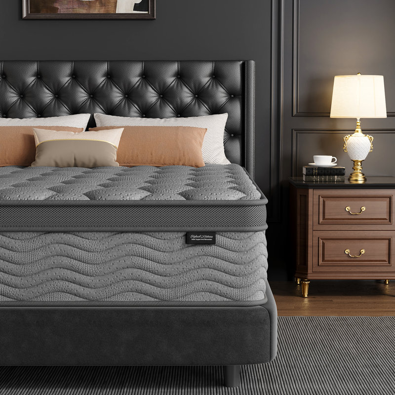 12” Medium Hybrid Mattress Pocket Spring With Memory Foam, Full