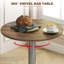 Metal Base Dining Table