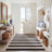 Mestas Striped Beige/Black Indoor/Outdoor Area Rug-797349239