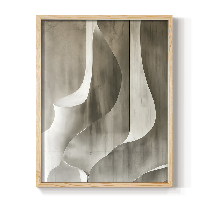 ABSTRACT Series CDLXIX, reproduction encadrée - bois massif, H 30 po x l 24 po