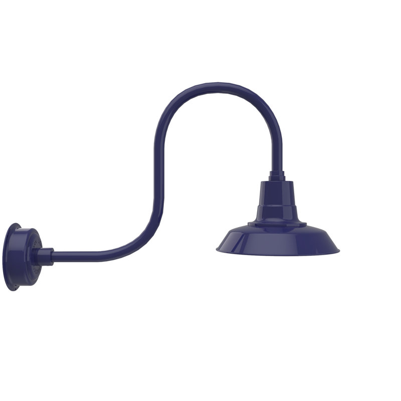Haleigh LED Wall Light, 9" H x 12" W x 17" D, Cobalt Blue