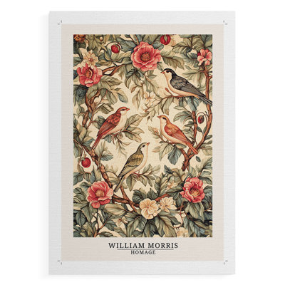 Figurine CXII de la série CXII de William Morris - impression sur toile seulement - non encadrée