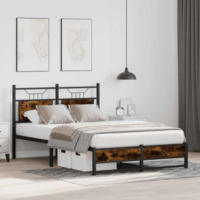 Bed Frame Without Mattress Engineered Wood