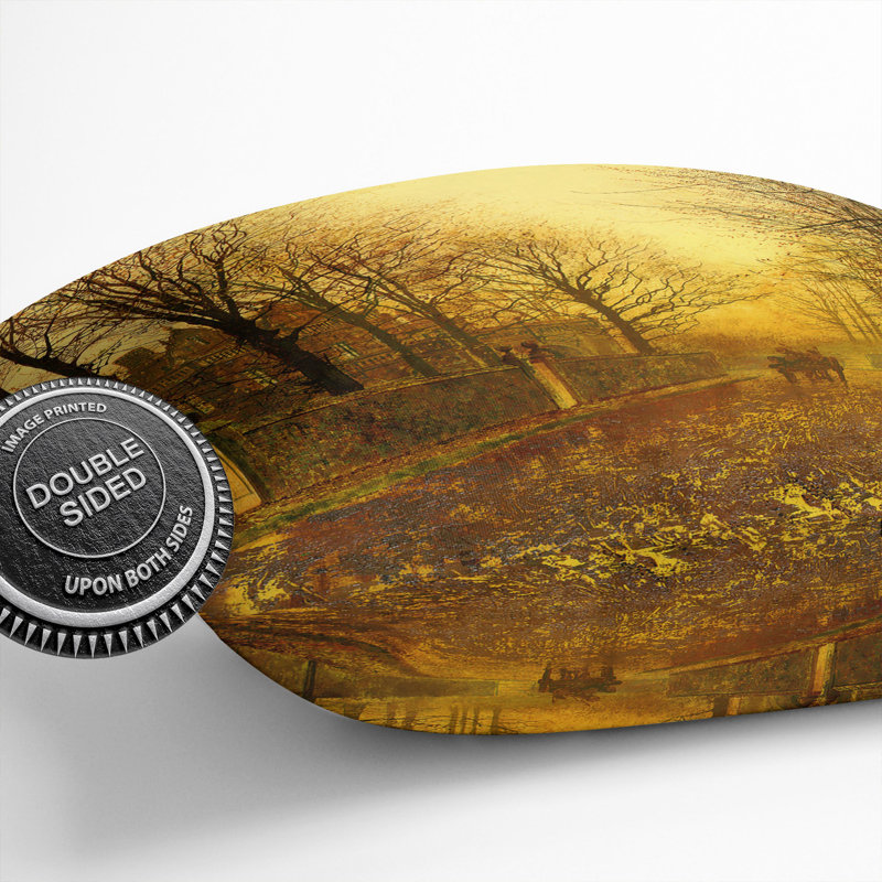 Autumn Evening Square Throw Cushion, 40cm W x 40cm D x 15cm D