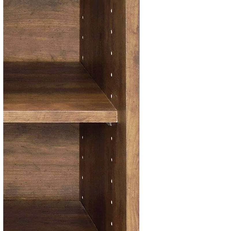 Armoire à chaussures avec finition moderne en chêne - 4 compartiments et tablettes réglables pour un look contemporain
