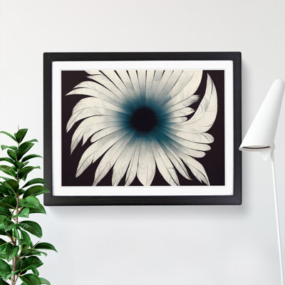 Futuristic Bird Feathers - Single Picture Frame Painting