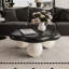Table basse en forme de nuage, table basse minimaliste moderne en forme de pétale avec pieds sphériques, table de salon adaptée aux enfants et aux animaux de compagnie-164322241-164322246