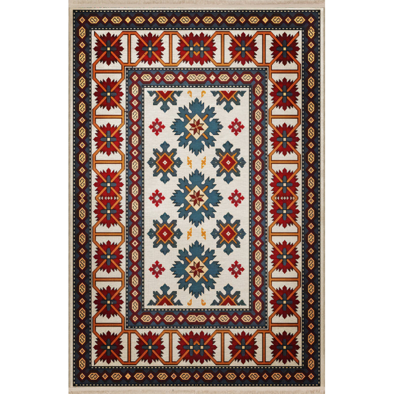 Xaven Moroccan Indoor / Outdoor Rug, Rectangle 5'2" x 7'7"