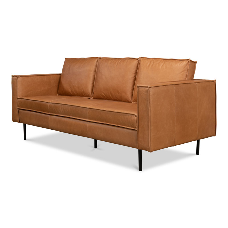 Esprit 74'' Leather Sofa