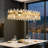 12 - Light 35.43'' Dimmable Rectangle K9 Crystal Chandelier Modern Ceiling Light-1269015606-1269015601