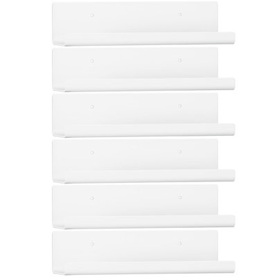 6 Piece Acrylic Floating Shelf