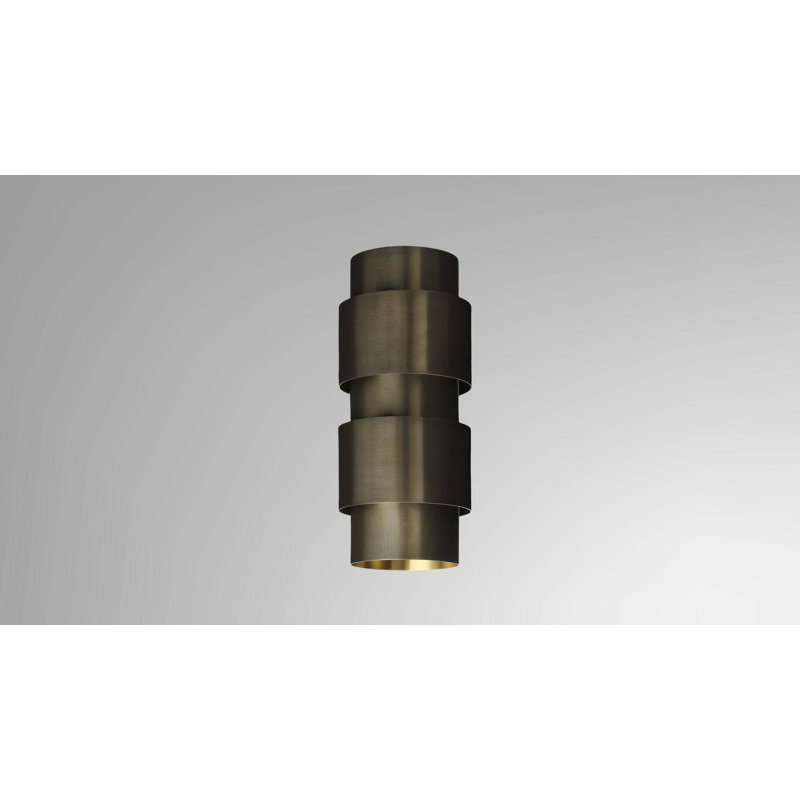 Ring 2 - Light Flush Mounted Sconce, Bronze