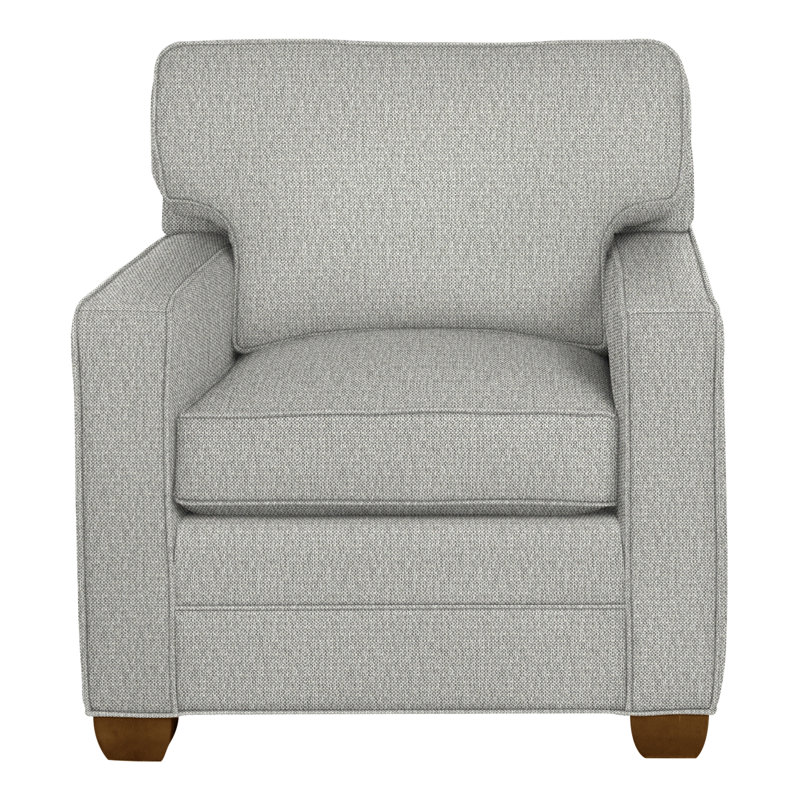 Hillcrest 37" Chair, Tarbee Dove, Havana
