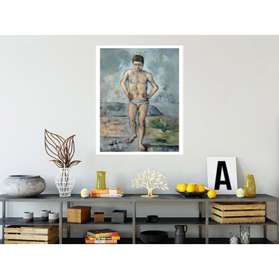 La grande baigneuse, Paul Cézanne, estampe numérique