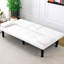67 po, blanc, lit polyvalent, interrupteur à un clic, rembourrage en éponge, porte-gobelet confortable, espaces compacts-1595156770