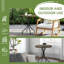 Φ66cm Garden Bistro Table Round Side Coffee Table-995845126