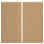vidaXL Bulletin Board Folding Manual Solid pine wood Office Supplies Pin Memo-131995609-131995611