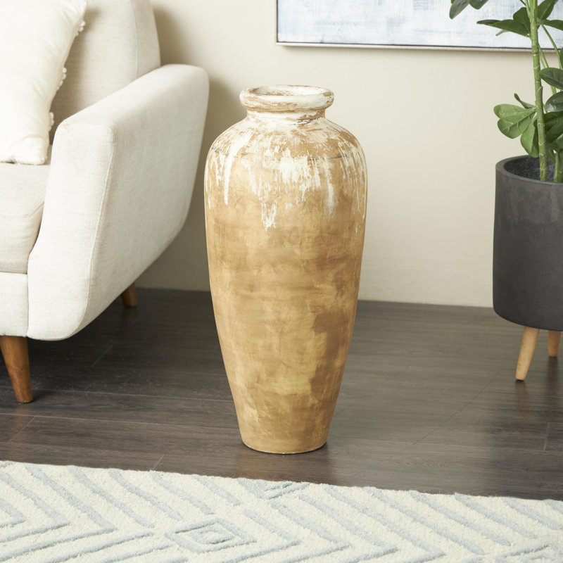 Vase en céramique patine vieillie Cole