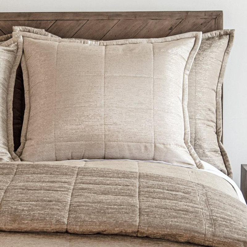 Stria Lumbar Pillow Cover & Insert, 25"H x 30"W, Bronze