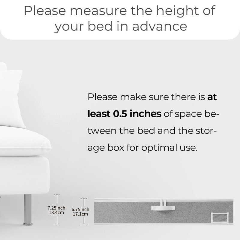 Underbed Storage Organizers,2-Pack Fabric Bins with Reinforced Handles & Label Pockets for Clothes,Blankets,and Seasonal Items