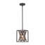 Luminaire suspendu carré 1 lumière Farmhouse